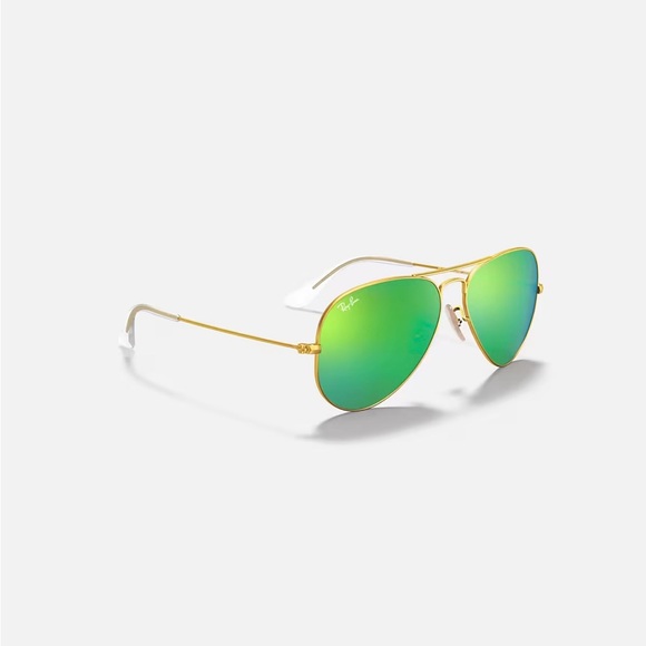 Rayban Mirrored Aviator Sunglasses - Picture 6 of 8